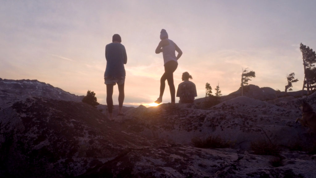 Sunset in the backcountry