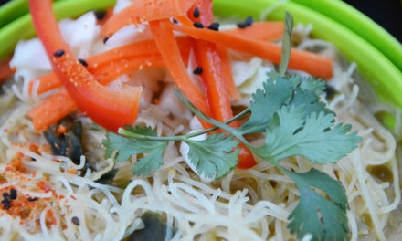 Asian Peanut Noodles & Pickled Slaw