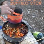 Recipe for backcountry bourbon buffalo stew