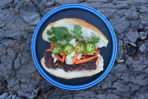 Outdoor recipe for Vietnamese sandwich Bahn Mi